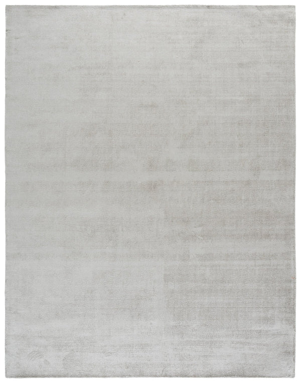 Safavieh Soho Silver Grey Area Rug — 5X8 Medium Rectangle, Low Pile Viscose-Cotton Blend With Subtle Sheen 6'-0" x 9'-0" SOH201F-6