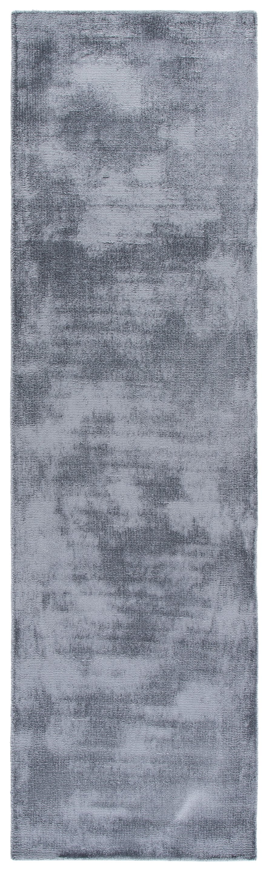 Safavieh Soho Square Area Rug In Blue-Grey — Low-Profile Viscose-Cotton Blend, Machine-Woven Luxury Finish 6'-0" x 6'-0" SOH201M-6SQ