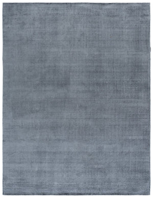 Safavieh Soho Round Blue-Grey Area Rug — Low-Profile Viscose-Cotton Blend, Minimalist Modern Accent Rug 6'-0" x 6'-0" SOH201M-6R