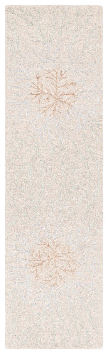 Safavieh Soho 257 SOH257 Hand Tufted Floral Rug Beige / Grey SOH257B-5