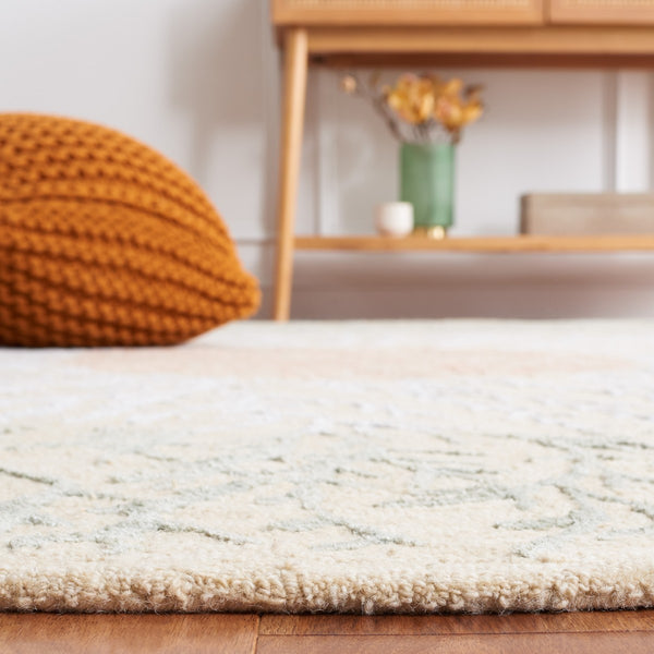 Safavieh Soho 257 SOH257 Hand Tufted Floral Rug Beige / Grey SOH257B-5
