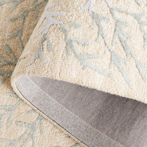 Safavieh Soho 257 SOH257 Hand Tufted Floral Rug Beige / Grey SOH257B-5