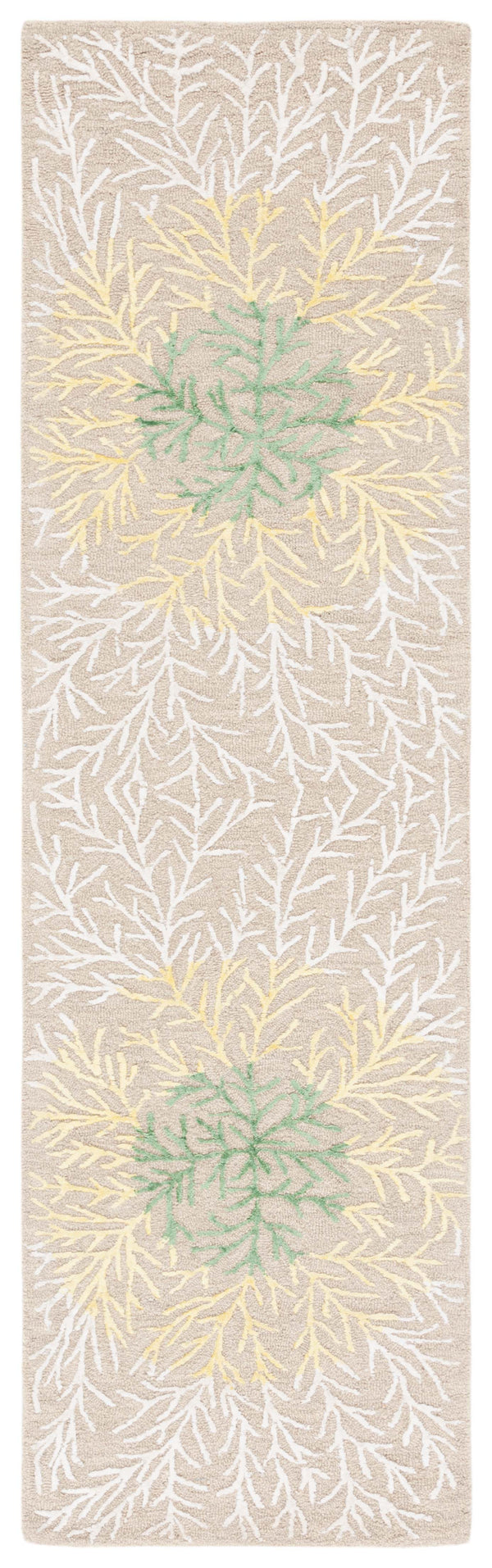 Safavieh Soho 257 Hand Tufted Floral Rug Beige / Yellow 8' x 10'
