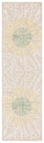 Safavieh Soho 257 Hand Tufted Floral Rug Beige / Yellow 8' x 10'