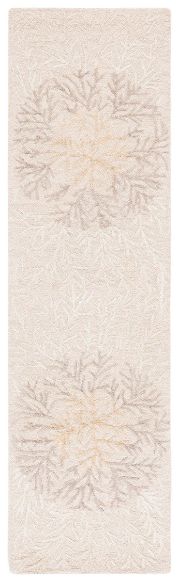 Safavieh Soho 257 SOH257 Hand Tufted Floral Rug Beige / Brown SOH257T-5