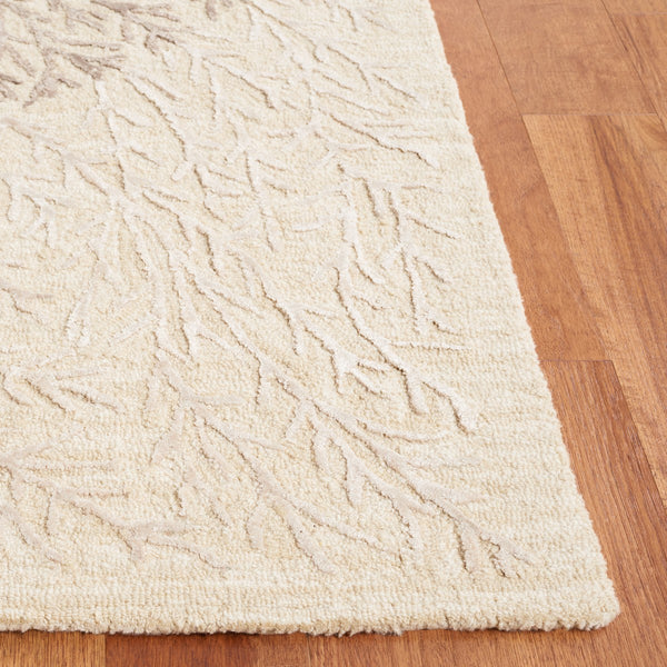 Safavieh Soho 257 SOH257 Hand Tufted Floral Rug Beige / Brown SOH257T-5