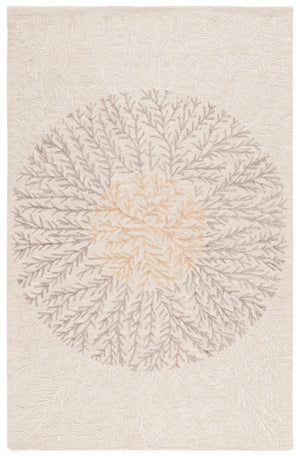Safavieh Soho 257 SOH257 Hand Tufted Floral Rug Beige / Brown SOH257T-5