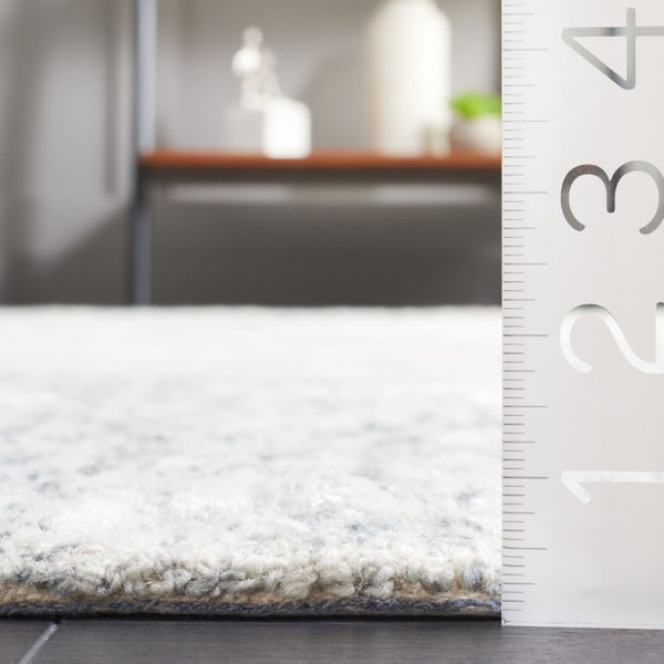 Safavieh Soho Hand-Tufted Wool Viscose Runner Rug Abstract Grey Ivory for Hallway or Bedroom 2'-3" x 8'-0" SOH275F-28