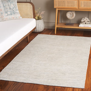 Safavieh Soho Hand-Tufted Round Grey Area Rug — Subtle Gradient, Silky Viscose Sheen With Wool Durability 6'-0" x 6'-0" SOH575F-6R