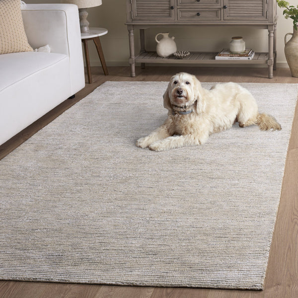 Safavieh Soho Hand-Tufted Round Grey Area Rug — Subtle Gradient, Silky Viscose Sheen With Wool Durability 6'-0" x 6'-0" SOH575F-6R
