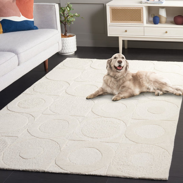 Safavieh Soho 625 Hand Tufted Contemporary Rug Beige / Ivory 5' x 8'