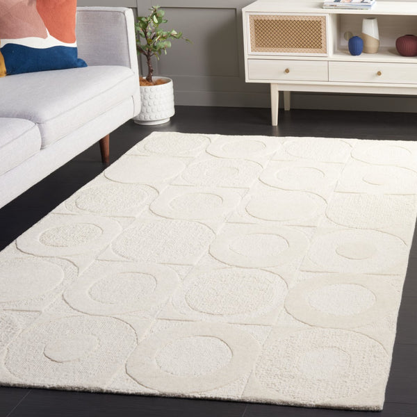 Safavieh Soho 625 Hand Tufted Contemporary Rug Beige / Ivory 5' x 8'