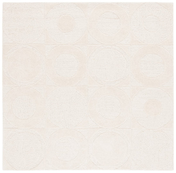 Safavieh Soho 625 Hand Tufted Contemporary Rug Beige / Ivory 6' x 6' Square