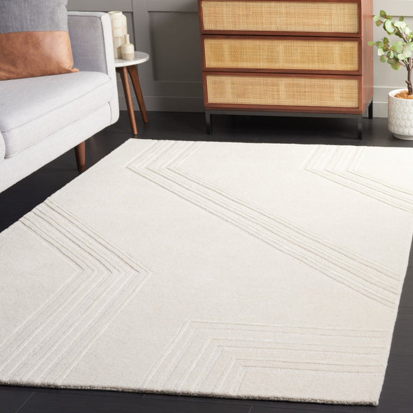 Safavieh Soho 626 Hand Tufted Contemporary Rug Beige / Ivory 5' x 8'