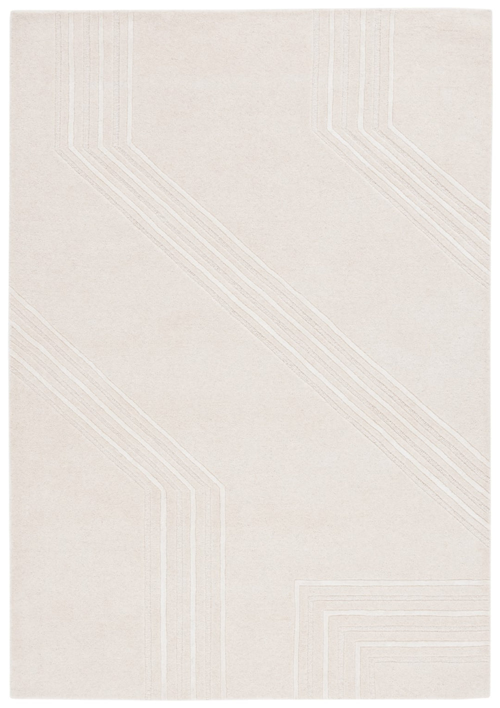 Safavieh Soho 626 Hand Tufted Contemporary Rug Beige / Ivory 4' x 6'