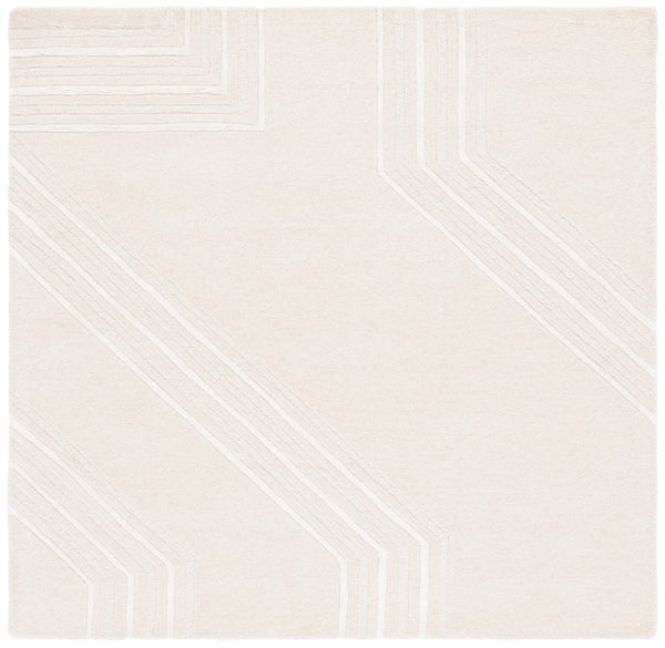 Safavieh Soho 626 Hand Tufted Contemporary Rug Beige / Ivory 6' x 6' Square