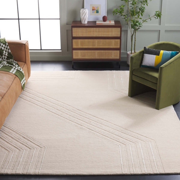 Safavieh Soho 626 Hand Tufted Contemporary Rug Beige / Ivory 8' x 10'