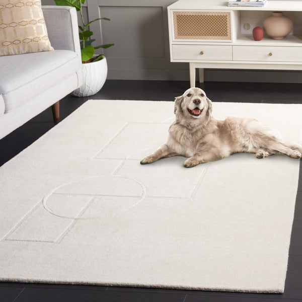 Safavieh Soho 627 Hand Tufted Contemporary Rug Beige / Ivory 5' x 8'