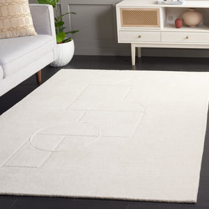 Safavieh Soho 627 Hand Tufted Contemporary Rug Beige / Ivory 5' x 8'