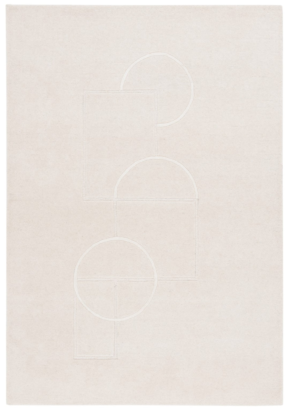 Safavieh Soho 627 Hand Tufted Contemporary Rug Beige / Ivory 4' x 6'