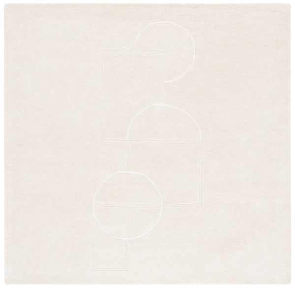 Safavieh Soho 627 Hand Tufted Contemporary Rug Beige / Ivory 6' x 6' Square