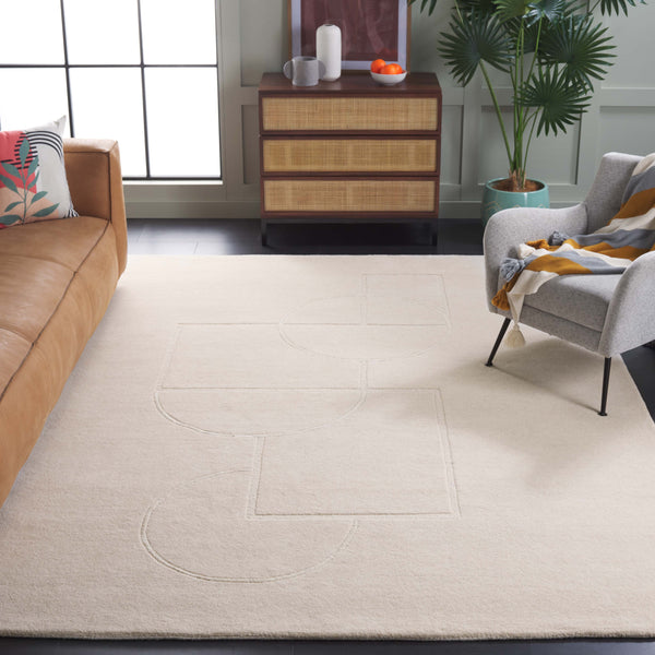 Safavieh Soho 627 Hand Tufted Contemporary Rug Beige / Ivory 8' x 10'