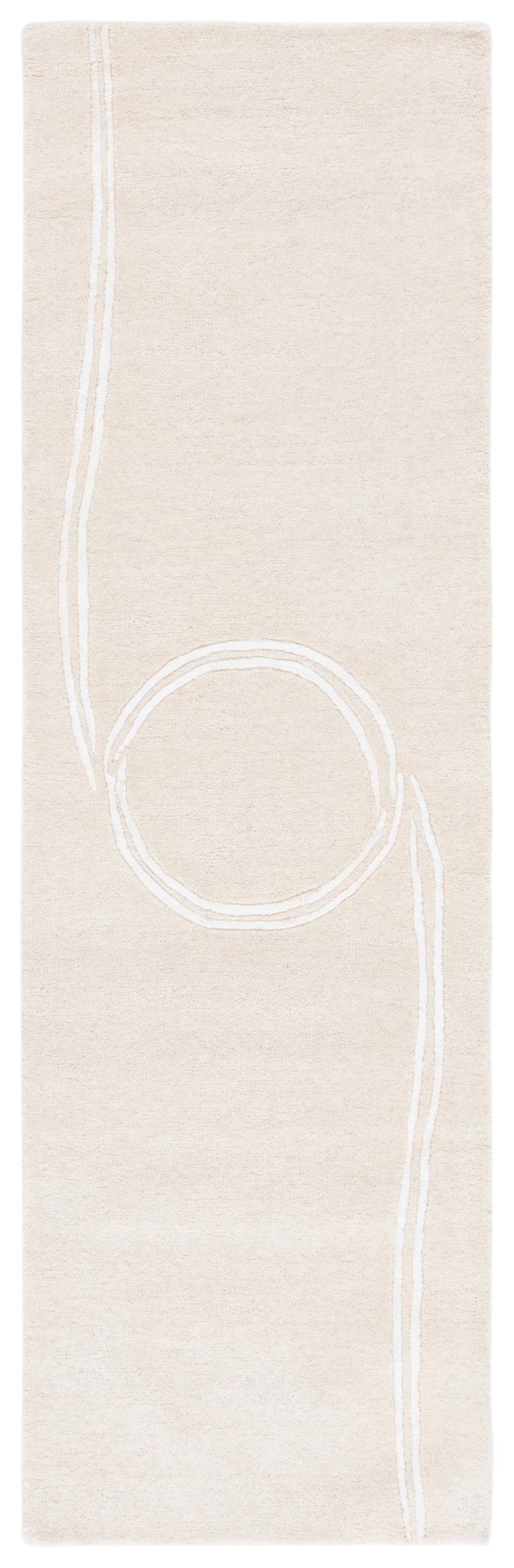 Safavieh Soho 628 Hand Tufted Contemporary Rug Beige / Ivory 2'-3" x 8'