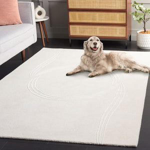 Safavieh Soho 628 Hand Tufted Contemporary Rug Beige / Ivory 8' x 10'