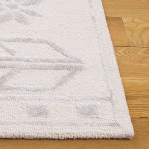 Safavieh Soho Hand Tufted Wool Viscose Geometric Area Rug Ivory Neutral Living Room SOH659A-6