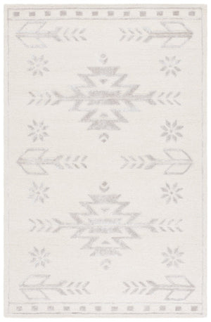 Safavieh Soho Hand Tufted Wool Viscose Geometric Area Rug Ivory Neutral Living Room SOH659A-6