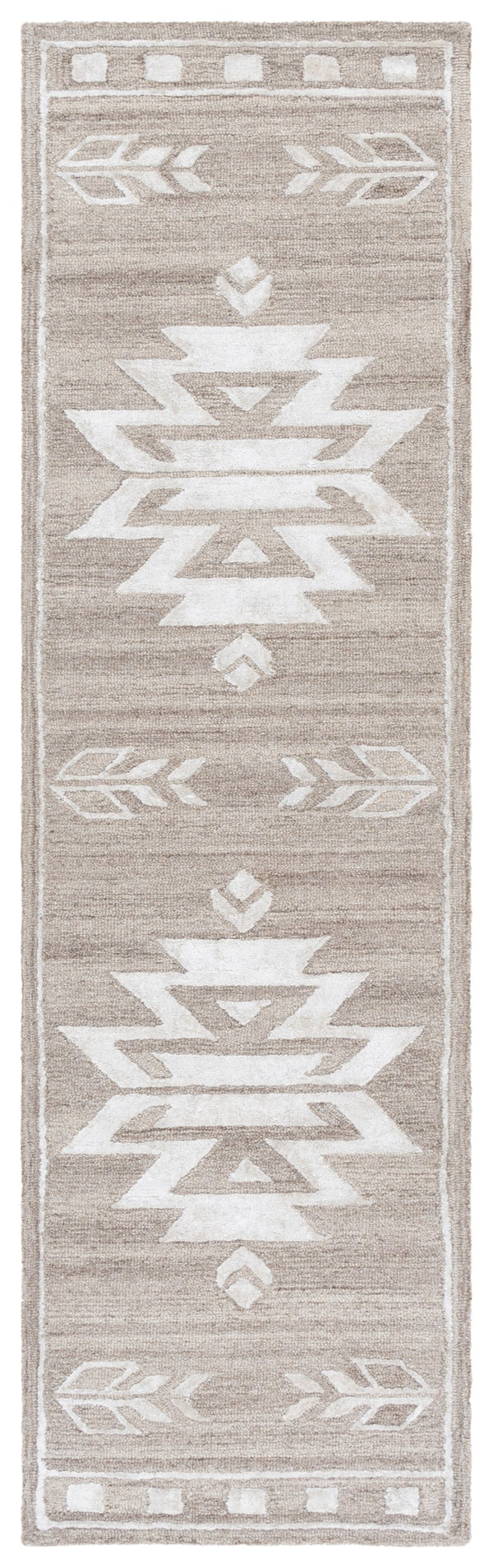 Safavieh Soho Exquisite Hand-tufted Area Rug - Modern Design In Luxurious Wool & Viscose Blend For Any Space Beige ,Ivory 60% Wool,30% Viscose,10% Cotton Soh659b-28