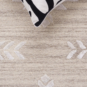 Safavieh Soho Exquisite Hand-tufted Area Rug - Modern Design In Luxurious Wool & Viscose Blend For Any Space Beige ,Ivory 60% Wool,30% Viscose,10% Cotton Soh659b-28