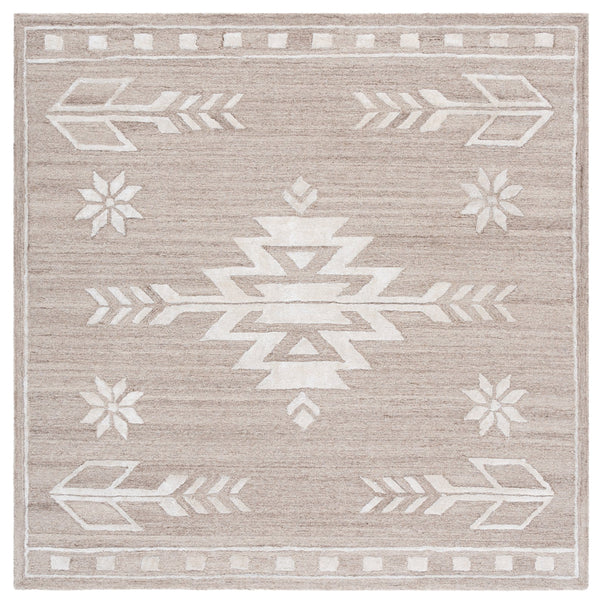 Safavieh Soho Exquisite Hand-tufted Area Rug - Modern Design In Luxurious Wool & Viscose Blend For Any Space Beige ,Ivory 60% Wool,30% Viscose,10% Cotton Soh659b-28