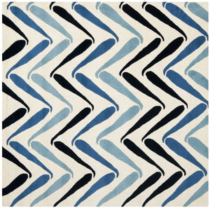 Soh731 Hand Tufted Wool and Viscose Area Rug - Luxurious Design from India for Timeless Elegance