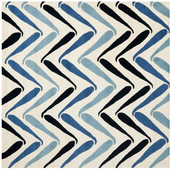 Soh731 Hand Tufted Wool and Viscose Area Rug - Luxurious Design from India for Timeless Elegance