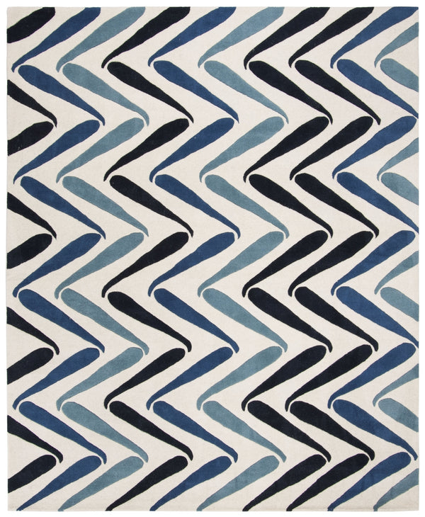 Soh731 Hand Tufted Wool and Viscose Area Rug - Luxurious Design from India for Timeless Elegance