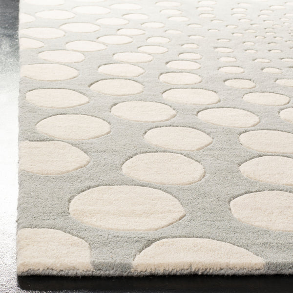 Soh766 Hand Tufted Wool and Viscose Rug - Luxurious 12mm Pile Height for Elegant Home Décor