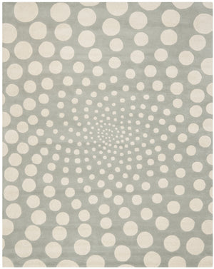 Soh766 Hand Tufted Wool and Viscose Rug - Luxurious 12mm Pile Height for Elegant Home Décor