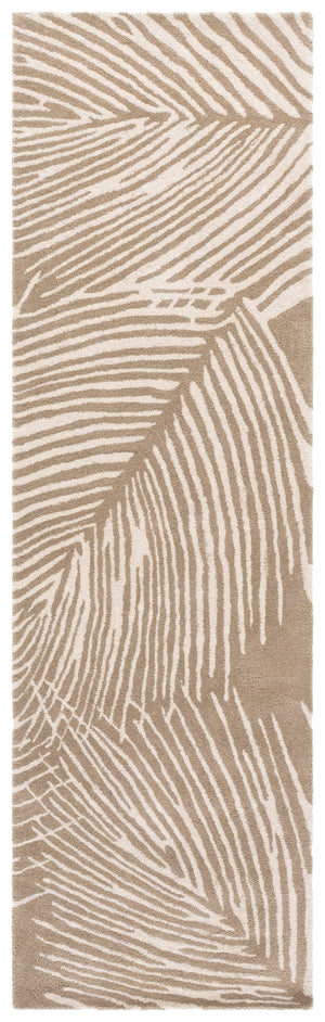 Safavieh Soho Hand-Tufted Wool Viscose Accent Rug In Beige Ivory — Soft Feather-Stroke Design, Durable Elegance 2'-0" x 3'-0" SOH793A-2
