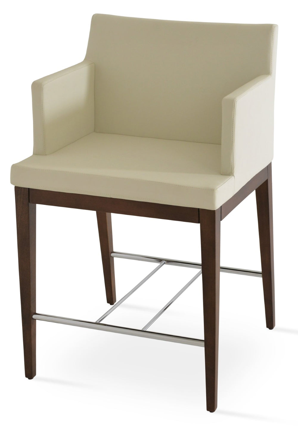 Soho Concept Soho Wood Barstools & Counterstools - Premium Fabrics, 10-year Guarantee, Stylish Designs & Finishes Walnut,White  Soho-concept-dining-chair-07170