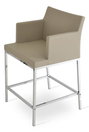 Soho Concept Soho Metal Counter & Bar Stools - Stylish Chrome Design, 5-year Guarantee, Perfect For Modern Interiors Chrome  Soho-concept-dining-chair-09822