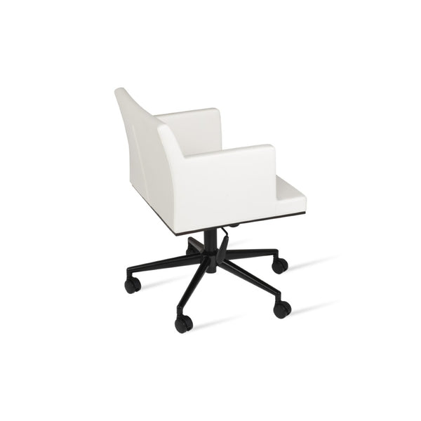 Soho Concept Soho Office Desk (Ppm & Ppm-s) - Elegant White Finish With 5-year Warranty For Ultimate Durability White  Soho-concept-dining-chair-11970