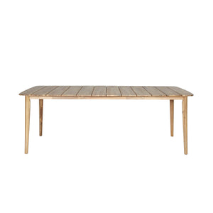 Lh Imports Sonoma Outdoor Dining Table - Stylish Acacia Wood Design With Unique Rounded Edges For Elegant Spaces Brown Treated Acacia Wood Som010