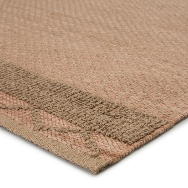 Jaipur Living Jaipur Living Curran Handwoven Jute Rayon Rug Bohemian Diamond Lattice Bedroom Accent Pink 9'X12' RUG146070
