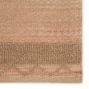 Jaipur Living Jaipur Living Curran Handwoven Jute Rayon Rug Bohemian Diamond Lattice Bedroom Accent Pink 9'X12' RUG146070