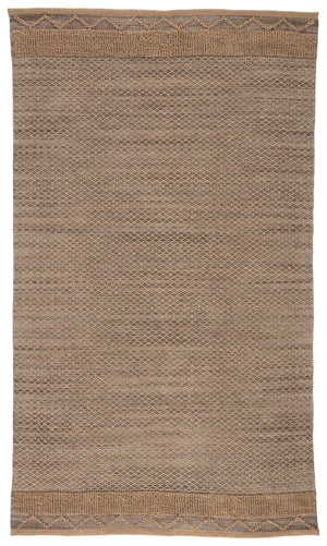 Jaipur Living Jaipur Living Curran Handwoven Jute Rayon Rug Bohemian Diamond Lattice Bedroom Accent Gray 9'X12' RUG146075