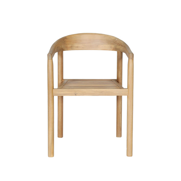 Lh Imports Sonoma Outdoor Dining Chair - Elegant Stackable Design In Durable Acacia Wood For Ultimate Comfort Brown Treated Acacia Wood Som025