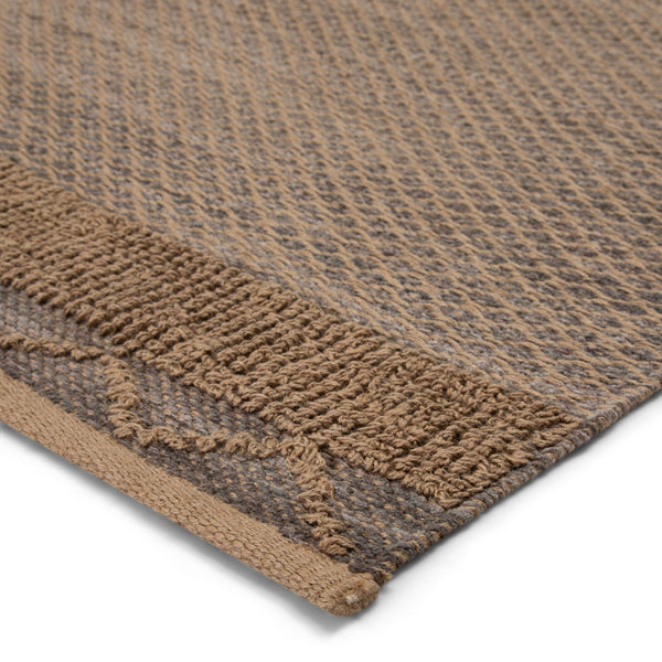 Jaipur Living Jaipur Living Curran Handwoven Jute Rayon Rug Bohemian Diamond Lattice Bedroom Accent Gray 9'X12' RUG146075