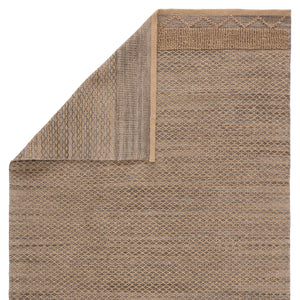 Jaipur Living Jaipur Living Curran Handwoven Jute Rayon Rug Bohemian Diamond Lattice Bedroom Accent Gray 9'X12' RUG146075
