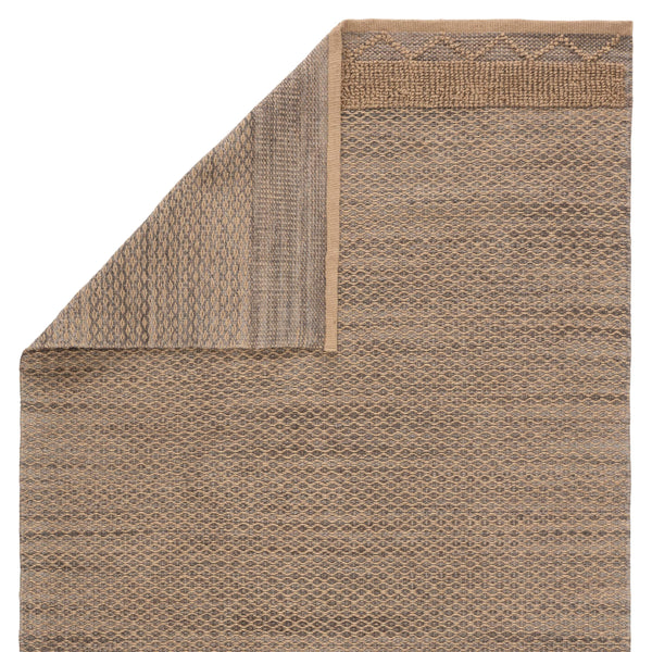 Jaipur Living Jaipur Living Curran Handwoven Jute Rayon Rug Bohemian Diamond Lattice Bedroom Accent Gray 9'X12' RUG146075